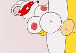  animated anthro belly big_breasts breasts female fur j5furry mammal mario_bros mask mouse ms_mowz nintendo nipples paper_mario pregnant rodent video_games 