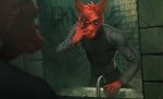  2018 5_fingers anthro clothed clothing detailed_background digital_media_(artwork) fur hair male red_fur red_hair solo unknown_species wildering 