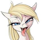  2018 absurd_res aryanne_(character) coinpo earth_pony edit equine eyelashes fan_character female feral hair hi_res horse long_hair looking_at_viewer mammal my_little_pony open_mouth pony solo tongue tongue_out 