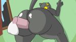  2018 animated anthro balls big_butt butt croissant_(plaga) digital_media_(artwork) disembodied_penis duo feline female male male/female mammal penis plaga sex solo 