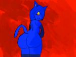  blush butt cat drpantless_(artist) feline female mammal milki solo 