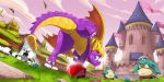  angry caprine castle dragon featureless_crotch flower gillpanda grass male mammal plant sheep sparx spyro spyro_the_dragon teeth video_games wings 