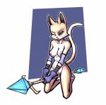  anthro breasts clothing feline female fingerless_gloves gloves grinding luraiokun mammal pussy solo staff stories:_the_path_of_destinies zenobia 