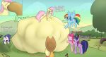  applejack_(mlp) augustbebel blue_feathers blue_fur earth_pony equine feathered_wings feathers female feral fluttershy_(mlp) friendship_is_magic fur group hair horn horse mammal multicolored_hair my_little_pony pegasus pinkie_pie_(mlp) pony purple_hair rainbow_dash_(mlp) rainbow_hair rarity_(mlp) twilight_sparkle_(mlp) two_tone_hair unicorn vore wings 