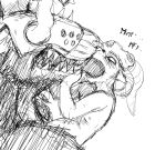  abdominal_bulge anthro blush deep_kissing extreme_french_kiss hladilnik kissing male male/male mammal muscular muscular_male rodent size_difference skaven tongue 