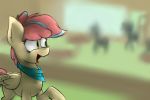  brown_wings digital_media_(artwork) diner equine fan_character feathered_wings feathers female feral mammal marsminer my_little_pony pegasus scarf smile solo wings 