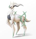  arceus commentary creature deviantart_username english_commentary full_body gen_4_pokemon no_humans pink_eyes pokemon pokemon_(creature) profile signature solo standing twarda8 white_background 