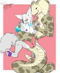  anthro bdsm blush bondage bound breasts canine erection female fennec forced fox fur hair long_hair male male/female mammal naga nipples nude paws penis precum reptile scalie shy simple_background size_difference smile snake spread_legs spreading toes tris trissyfen white_fur yellow_eyes 
