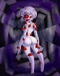  anthro breasts butt creepy eye_nipples female hair humanoid kirby_(series) looking_at_viewer miracle_matter multi_eye nintendo noseless not_furry pussy red_eyes solo video_games white_hair white_skin yoshimister 
