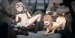  2boys 2girls ahegao all_fours asphyxiation ass blush boots breasts cum doggystyle female girls_frontline gloves gun male multiple_boys multiple_girls nipples open_mouth rape scar scar_across_eye sex sisters small_breasts spread_legs tears teeth thighhighs thighs tongue torn_clothes twins twintails ump45_(girls_frontline) ump9_(girls_frontline) waterkuma weapon 
