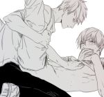 2boys anal crying kise_ryouta kuroko_no_basuke male male_focus monochrome multiple_boys school_uniform sex tears yaoi 