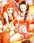  2girls 3boys franky multiple_boys nami_(one_piece) nico_robin one_piece roronoa_zoro smile tony_tony_chopper 