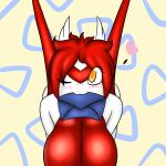  &lt;3 anthro anthrofied blush breasts cleavage clothed clothing fan_character female hi_res latias legendary_pok&eacute;mon letter lewdtias nintendo one_eye_closed pok&eacute;mon pok&eacute;mon_(species) pok&eacute;morph quin-nsfw solo video_games yellow_eyes 