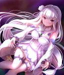  deletethistag dress emilia_(re_zero) silvery_white tagme 