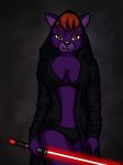  cat delin_gri feline female lightsaber mammal panther star_wars 