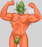 animate_inanimate armpit_hair barazoku body_hair carrot_king_of_gains chest_hair meme nipples not_furry penis pubes unknown_artist 
