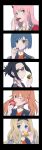  alva_(klr) apple commentary_request darling_in_the_franxx eating food fruit glasses grapes highres ichigo_(darling_in_the_franxx) ikuno_(darling_in_the_franxx) incredibly_absurdres kiwi_slice kokoro_(darling_in_the_franxx) miku_(darling_in_the_franxx) military military_uniform orange orange_slice strawberry uniform zero_two_(darling_in_the_franxx) 