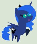  2014 blue_feathers equine evilfrenzy feathered_wings feathers female feral friendship_is_magic hi_res horn mammal my_little_pony princess_luna_(mlp) solo winged_unicorn wings 