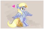 &lt;3 derpy_hooves_(mlp) equine feathered_wings feathers female feral food friendship_is_magic grey_feathers mammal muffin my_little_pony pegasus smile solo wings xwhitedreamsx 
