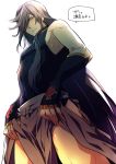  1boy endend_(shinia) izumi-no-kami_kanesada japanese_clothes legs long_hair solo touken_ranbu very_long_hair zettai_ryouiki 