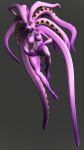  3d_(artwork) cephalopod digital_media_(artwork) female kruk marine model octopus sculpt solo squid tentacles zbrush 