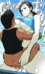  1boy 1girl ass boris_(noborhys) bottomless breasts cum cum_in_pussy cum_inside erect_nipples hetero large_breasts little_mac navel nude pixiv_sample punch-out!! sex super_smash_bros. sweat testicles uncensored vaginal white_skin wii_fit wii_fit_trainer 