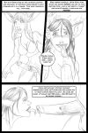  animal_genitalia animal_humanoid animal_penis arania balls big_breasts blush breasts carla_(tcitw) cleavage clothed clothing comic dave_(tcitw) dialogue dickgirl dickgirl/female dress duo english_text equine equine_penis female fox_humanoid fur hair humanoid intersex intersex/female long_hair long_tongue mammal penis precum text the_cabin_in_the_woods_(arania) tongue tongue_out 
