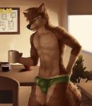  anthro bulge canine clothing dog male mammal mutt_(character) solo underwear wagnermutt 