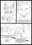 animal_genitalia antlers arania canine cervine comic dave_(tcitw) dialogue english_text feral fox fully_sheathed fur hair horn keith_(tcitw) mammal nude sheath teats text the_cabin_in_the_woods_(arania) 