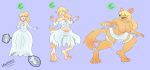  2017 anthro barefoot big_breasts blonde_hair breasts canine clothing dress feet female growth hair human_to_anthro lewdydoo mammal mario_bros moon navel nintendo nipple_bulge nipples open_mouth ponytail princess_peach sequence simple_background smile solo standing super_mario_odyssey surprise tail_growth torn_clothing transformation video_games wolf 