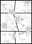  arania canine carla_(tcitw) clothed clothing comic dave_(tcitw) dialogue donkey dress egg english_text equine feral fox fur hair long_hair mammal nude text the_cabin_in_the_woods_(arania) 