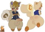  animal_crossing anthro balls big_balls blush bottomless clothed clothing fur girly humanoid_penis male mammal marshal_(animal_crossing) nintendo penis rodent solo squirrel uncut video_games white_fur xnirox 