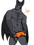  2015 bat bgn body_hair bulge chest_hair clothing facial_hair male mammal muscular muscular_male simple_background underwear white_background wings 
