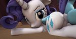  3d_(artwork) animated butt digital_media_(artwork) equine female fishimira friendship_is_magic hair horn mammal my_little_pony rainbow_dash_(mlp) rarity_(mlp) source_filmmaker spanking unicorn 