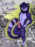  feline indigo invalid_color male mammal relaxing solo tiger wall_(disambiguation) 