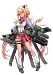  ah-64d_(3ath.)_(rick_g_earth) amatsuki_colors blonde_hair bow bowtie bracelet breasts candy chibi chibi_inset copyright_name food full_body hair_ornament hand_on_hip jewelry large_breasts lollipop long_hair loose_socks missile official_art one_side_up pink_skirt red_eyes red_neckwear rick_g_earth sidelocks simple_background skirt solo standing thigh_strap very_long_hair white_background white_legwear 