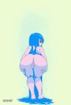  animated animated_gif anus ass bard-bot barefoot bent_over blue_eyes blue_hair borrowed_character breasts dancing feet highres huge_filesize kelda_(akairiot) kneepits liquid_hair long_hair looking_at_viewer looking_back nude original paid_reward patreon_reward pussy signature simple_background solo splashing thick_thighs thighs tiptoes uncensored water wide_hips 