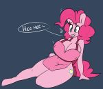  &lt;3 2015 anthro anthrofied big_breasts breasts cleavage clothed clothing earth_pony equine female friendship_is_magic horse huge_breasts hugtastic_pinkie_pie mammal my_little_pony pinkie_pie_(mlp) pony solo somescrub text 