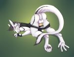  2018 anthro anus balls butt erection fur looking_at_viewer looking_back male mammal paws penis presenting presenting_hindquarters r-z sergal solo spreading tongue 