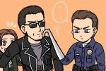  arnold_schwarzenegger john_connor leather_jacket sumika sunglasses t-1000 t-800 terminator terminator_2:_judgement_day 