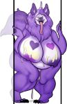  after_sex anthro belly big_breasts breasts canine cum cum_on_breasts cum_on_face cum_on_stomach dog female hair huge_breasts husky hyper hyper_breasts inisuu mammal mature_female momma_jerbear overweight solo voluptuous wide_hips 