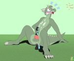  anal anthro bds_charmeleon caught charrak cum digital_media_(artwork) dildo knot kobold male masturbation penetrable_sex_toy penis scalie sex_toy 