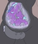  2015 absorption_vore anthro bashfulsprite cum_leaking diana digestion erection internal male mammal melting stomach tentacles vore 