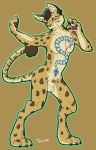  animal_genitalia balls clouded_leopard feline leopard likulau male mammal nekojishi nude paws penis sheath solo tenecayr_(artist) 