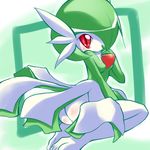  blush gardevoir gen_3_pokemon no_humans pokemon pokemon_(creature) solo ukan_muri 