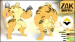  anthro balls butt dual_wielding flaccid hammer holding_object holding_weapon hyper male mammal model_sheet muscular nude overwatch pecs penis rhinoceros tankh tools video_games visor weapon zakrhyno 