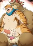  2018 anal bear blush cum dagger_(character) feline humanoid_penis male male/male mammal pand penis sdorica_sunset tiger 