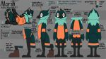  ! 2018 4_toes anthro avian beak bird blue_feathers boots clothing digital_drawing_(artwork) digital_media_(artwork) digitigrade english_text feathers footwear grey_background hi_res male markings model_sheet morsh multicolored_feathers nude orange_eyes sexotheque shoes simple_background solo stripes text toes 