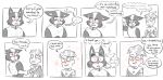  2018 anthro avocato blush cat clothing comic dialogue duo feline final_space fur gary_(final_space) human jadeyarts male male/male mammal 