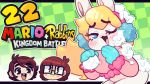  anthro armwear bent_over blonde_hair blue_eyes blue_pupils blush bottomless clothed clothing cosplay ear_muffs english_text eyelashes front_view fur gloves hair half-closed_eyes holding_object jacket jaltoid_(artist) lagomorph long_hair looking_at_viewer mammal mario_+_rabbids:_kingdom_battle mario_bros nintendo one_eye_closed open_mouth pink_clothing princess_peach rabbid rabbid_peach rabbit snow snowball text ubisoft video_games white_fur youtube 